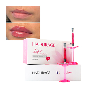 Relleno Dérmico <span class=keywords><strong>Inyectable</strong></span> de Ácido Hialurónico <span class=keywords><strong>para</strong></span> <span class=keywords><strong>Labios</strong></span> Rojos, Concentración de 20mg de HA, Gel 2x1ml, Suministro OEM - Product Image 2