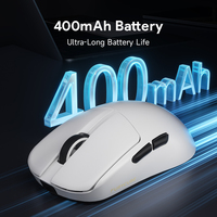 Ratón para Juegos G13 PRO Tri-Modo Inalámbrico 2.4G PAW3311 RGB con Base de Carga y Software Programable para PC, Esports Profesional