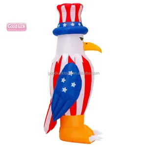 미국 독립 기념일 축하 상점 광고, 야드 승진을 위한 장식적인 미국 독수리 풍선