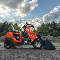 Cina vendita calda pale ruote Euro 5 CE EPA giardino Mini telescopico idraulico Mini Loader fattoria multifunzionale 3 ruote Loader