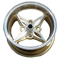 Jantes en alliage pour camions et voitures, tailles 4x100 4x114.3, roues de 13, 14, 15 pouces, 13x7 14x8 15x7.5, ET-5 ET-8 ET-13, lèvres chromées usinées