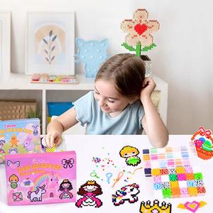 ลูกปัดหลากสี 48 สี 2 กล่อง จำนวนมาก ชุดทำลูกปัดรูปกระต่ายอีสเตอร์ ขนาด 5 มม. ชุดอุปกรณ์การเรียนรู้ 12 แบบ สำหรับเด็กชายและเด็กหญิงอายุ 5-7 ปี - Product Image 3