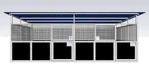 야외 이벤트를 위한 휴대용 말 안정, 강화 바닥재 및 안전 걸쇠 말 안정으로 쉽게 조립 - Product Image 2