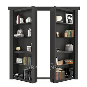 Pintu Murphy Kayu Solid Berkualitas Tinggi Desain Tradisional untuk Interior Kamar Tidur Aplikasi Pintu Rak Buku Tersembunyi - Product Image 2