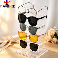 Support de Présentation Transparent en Acrylique pour Montres, Présentoir pour Lunettes de Soleil, Idéal pour Montres-bracelets et Vitrines de Magasin