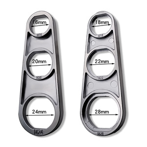 Faucet Aerator Removal Wrench Metric Stainless Steel Double End 16 20 24mm And 18 22 28mm For Installation And Repair - Product Image 1