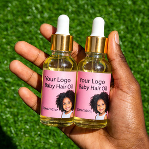 100% Natural Baby Hair Oil For Girls Herbal Scalp Treatment Anti-Breakage Hair Repair Serum - Product Image 4