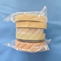 Ruban indicateur de stérilisation chimique pour autoclave, pour stérilisation à la vapeur haute température, changeant de couleur, avec papier d'emballage