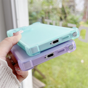 Coque de téléphone antichoc à quatre coins pour Samsung Galaxy S25 S24 S23 S22 Ultra Plus FE A36 A56 A06 A26 A15, finition mate givrée, coque souple - Product Image 6