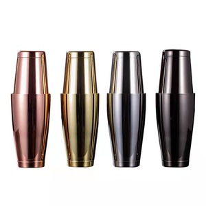 2022 कॉफी बरिस्ता उपकरण बोस्टन प्रकार के बरतन 600/450ml चांदी स्टेनलेस स्टील पेशेवर बार्टैडिंग उपकरण - Product Image 6