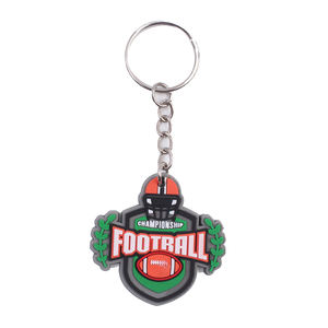 Yeni varış özel şekil Logo PVC kauçuk Rugby anahtarlık karikatür Anime anahtarlık fabrika toptan promosyon satış aksesuarları - Product Image 2