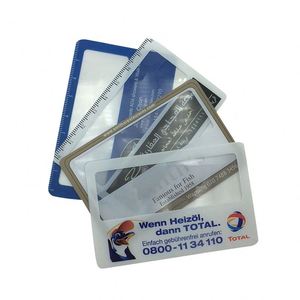 แว่นขยายพกพาขนาดเท่าบัตรเครดิต แว่นขยายแบบนามบัตร ขยาย 3 เท่า ของขวัญส่งเสริมการขาย - Product Image 4