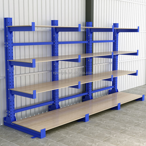 Heavy Duty Shelving Arm Racking System Single Side Based Metal Cantilever Rack