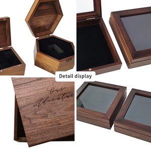 Customizable DIY Large Walnut <strong>Wedding</strong> Anniversary Gift Wooden <strong>Keepsake</strong> <strong>Box</strong> - Product Image 5