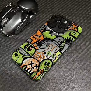 <span class=keywords><strong>2025</strong></span> Mới Thời Trang Mát Mẻ Thiết Kế Màu Đen Tùy Chỉnh Phim Hoạt Hình Động Vật Trường Hợp Điện Thoại Di Động Trường Hợp Điện Thoại Cho Người Đàn Ông - Product Image 5