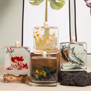 Sang trọng 120ml chai thủy tinh tinh dầu khuếch tán cho trang trí nội thất cho sậy khuếch tán với hương thơm thanh - Product Image 4