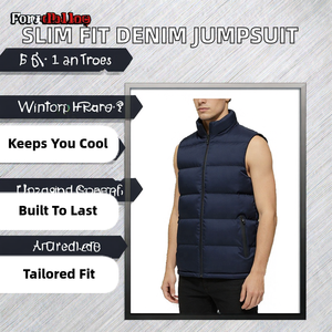 Cowboy Denim Style High Quality Breathable <b>Heat</b>-Transfer Printed Polyester/Cotton Motorcycle <b>Jacket</b> for Men Slim Fit - Product Image 2