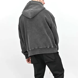 Ropa de calle Lisa personalizada, chándal de lavado ácido para hombre, diseño Premium de alta calidad, chándales ligeros y cómodos de lavado ácido para hombre - Product Image 5