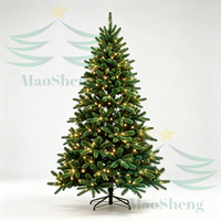Arbre de Noël extérieur vert, lumières de Noël LED géantes, fournisseur OEM en gros, sur mesure