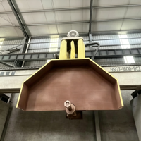 Scie à pont hydraulique robuste HSGJ-2500-8D à lames multiples automatiques pour la découpe de blocs de pierre (granit, marbre, quartz)