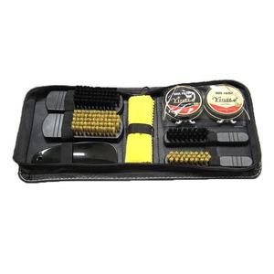 Venta al por mayor de fábrica 8 en 1 Juego DE CUIDADO DE ZAPATOS DE VIAJE Kit de pulido de zapatos de cuero - Product Image 1