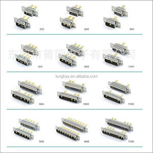 ขั้วต่อ D-SUB 13W3 แบบตัวเมีย กำลังสูง ชนิดขาตรง ชุบทอง รองรับกระแสไฟ 10A แบบเชื่อมต่อสายด้วยการบัดกรี - Product Image 4