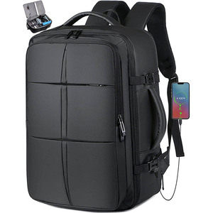Sac à dos de voyage portable de grande taille de haute qualité approuvé par les compagnies aériennes, sac de sport avec USB, polyester - Product Image 1