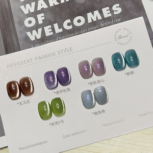Vernis à ongles <span class=keywords><strong>gel</strong></span> DIY à base d'eau, 36 couleurs, effet œil de chat cristallin, imperméable, nouvelle tendance 2026, blanc porcelaine perles de verre - Product Image 2