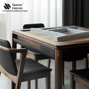 Automatische <span class=keywords><strong>Mahjong</strong></span>-machine, eettafelmodel, elektrische <span class=keywords><strong>Mahjong</strong></span>-machine, Queyou, massief hout, Chinese stijl <span class=keywords><strong>Mahjong</strong></span> - Product Image 5