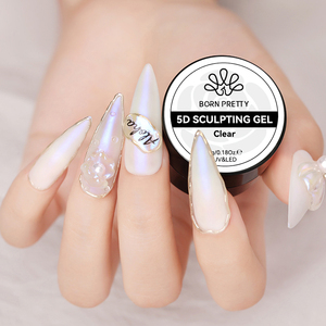 BORN PRETTY 5ml Gel de sculpture antiadhésif à la main 4d marque privée modèle 3D Gel de sculpture gaufrage solide peinture Gel Nail Art <span class=keywords><strong>vernis</strong></span> - Product Image 5