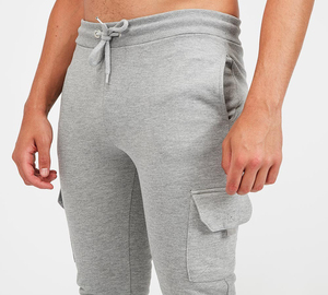 Pantalon de survêtement sur mesure pour hommes, léger 100% coton, couleur unie, teint uni, style streetwear, taille moyenne, décontracté, service OEM - Product Image 3