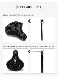 <span class=keywords><strong>Selle</strong></span> <span class=keywords><strong>de</strong></span> vélo durable et confortable pour VTT, <span class=keywords><strong>avec</strong></span> <span class=keywords><strong>amortisseur</strong></span>, accessoire <span class=keywords><strong>de</strong></span> vélo - Product Image 6