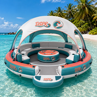 Plateforme flottante gonflable pour la location de fêtes aquatiques, grand quai aquatique pour le divertissement et les loisirs en plein air