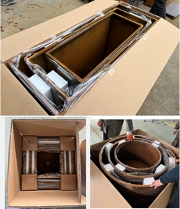 Bền Nhiệm Vụ Nặng Nề Trong Nhà/Ngoài Trời Hiện Đại Kim Loại Planter Hộp Trang Trí Sân Vườn Trang Trí Corten Thép Mini Nhà Máy Nồi Cho Trồng - Product Image 6