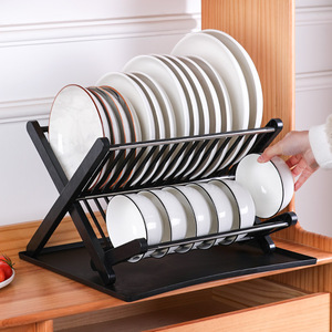 Séchoir à vaisselle pliable en acier inoxydable <span class=keywords><strong>égouttoir</strong></span> à <span class=keywords><strong>égouttoir</strong></span> de cuisine pliable pour maison facile - Product Image 1