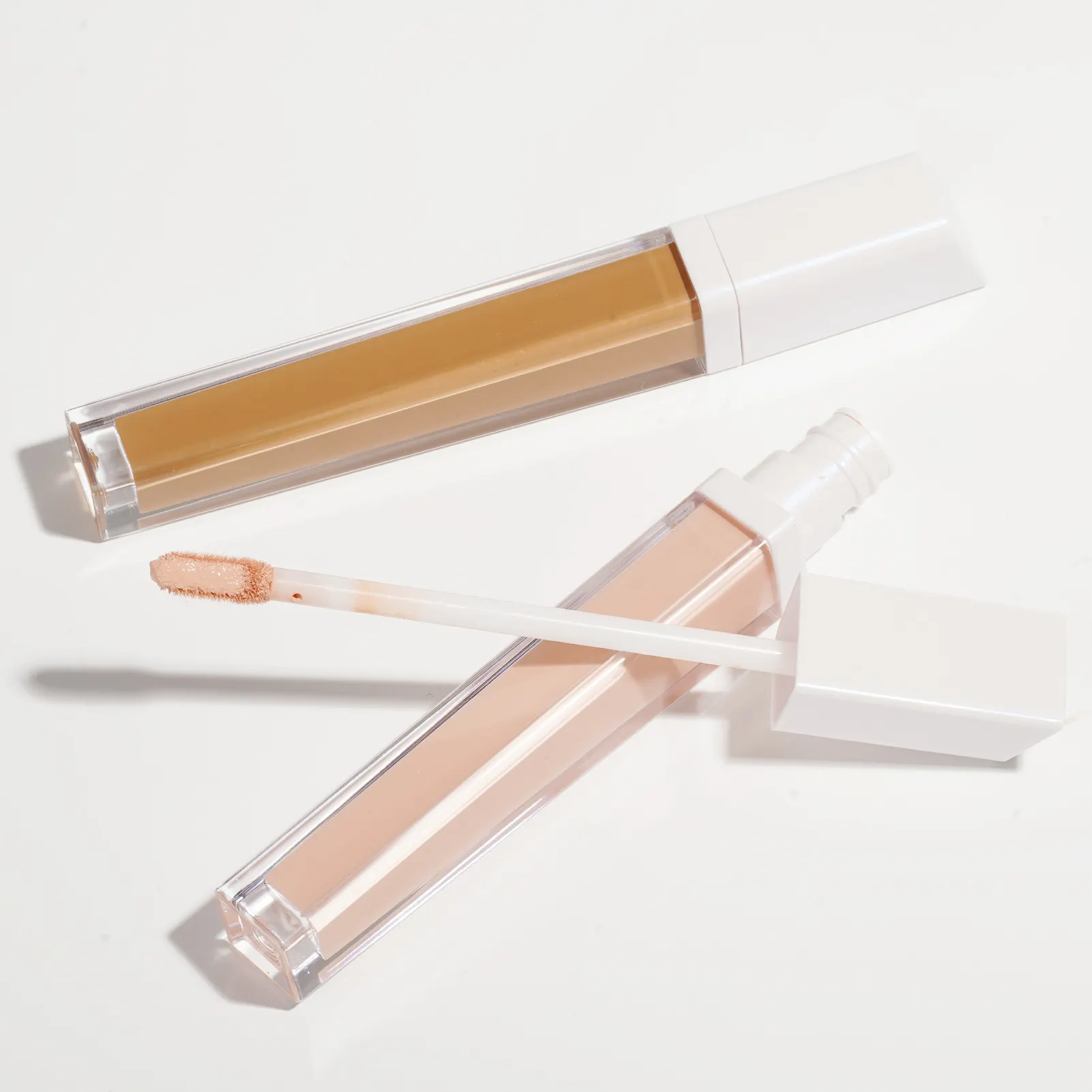 Heldere Lichtroze Make-Up Primer Basis Concealer Waterdichte Matte Volledige Dekking Blusher Pen Foundation Oem Concealer