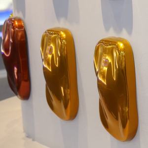 Revêtement en poudre époxy orange-jaune métallisé <span class=keywords><strong>brillant</strong></span> - Utilisation pour les bateaux et les revêtements en caoutchouc Effet miroir haute brillance Réfléchissant une éclatante luminosité - Product Image 2