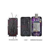 Modem Wifi 5G DONGLE SIM8200EA-M2 Kelas Industri 2.4Gbps 4G LTE dengan Slot SIM