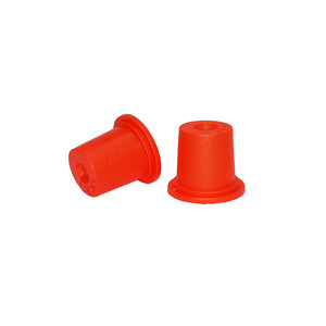 Tapones cónicos de plástico rojos, cubiertas antipolvo, tapas protectoras HZ427, fabricados en Ningbo para tuberías de material compuesto - Product Image 2