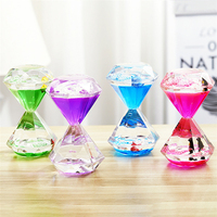 Minuterie à liquide à double couleur, minuterie à mouvement liquide, minuterie à bulles de gravité pour les enfants autistes