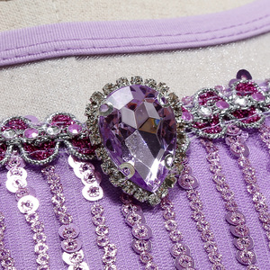 Vestito <span class=keywords><strong>da</strong></span> principessa con Costume <span class=keywords><strong>da</strong></span> principessa viola per ragazze con fantasia <span class=keywords><strong>film</strong></span> per feste di compleanno - Product Image 5