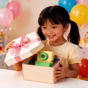 Mini appareil photo instantané pour enfants CCD, vidéo Full HD, grand angle 120°, vlog, photos, matériau ABS sûr, mémoire intégrée 128 Go - Product Image 2