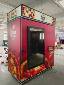 Distributeur automatique de pizzas commerciales, 24h/24, sans personnel, en libre-service, pizzas fraîches et chaudes, intérieur/extérieur - Product Image 1