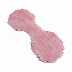 Masajeador de cuarzo rosa con compresa fría reutilizable, almohadilla de jade para ojos - Product Image 5