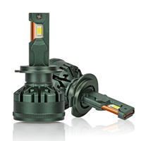 Liangjian - Bombilla LED para Coche de 100 W y 10000 lm, Doble Cobre V45, H1, H3, H11, H13, HIR2, 9005, H7, H4
