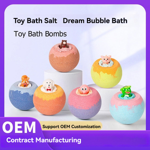 Bola de Sal de Baño para Niños, 100g, Bomba de Burbujas Explosiva con Aceite Esencial, Bola de Sal de Baño para Niños, Bola de Burbujas - Product Image 2