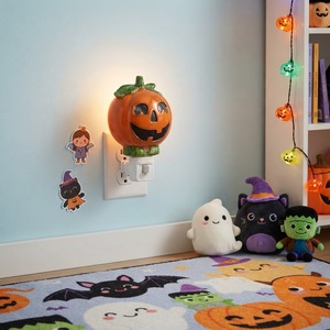 Lámpara Decorativa de Pared con Forma de Calabaza de Halloween, Giratoria 360°, con Certificación UL, para Interiores - Product Image 5