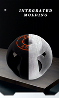 Ensembles de kettlebells en fonte revêtus de caoutchouc noir, logo personnalisé disponible, gamme de poids de 2,5 à 10 kg, multifonctionnels, certifiés BSCI, fitness