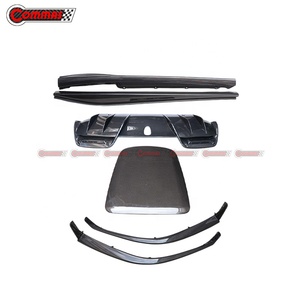 Amazing Quality OEM Style Body Kit Car Dry Carbon Fiber for Ferrari 296 Front Bumper Corner Side Skirt Rear Lip <b>Engine</b> <b>Hood</b> - Product Image 4