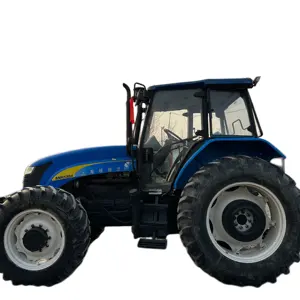 Tracteur agricole d'occasion Machines agricoles Shanghai Nouveau Snh1304 130HP 4WD Holland Prix bon marché Terrain agricole